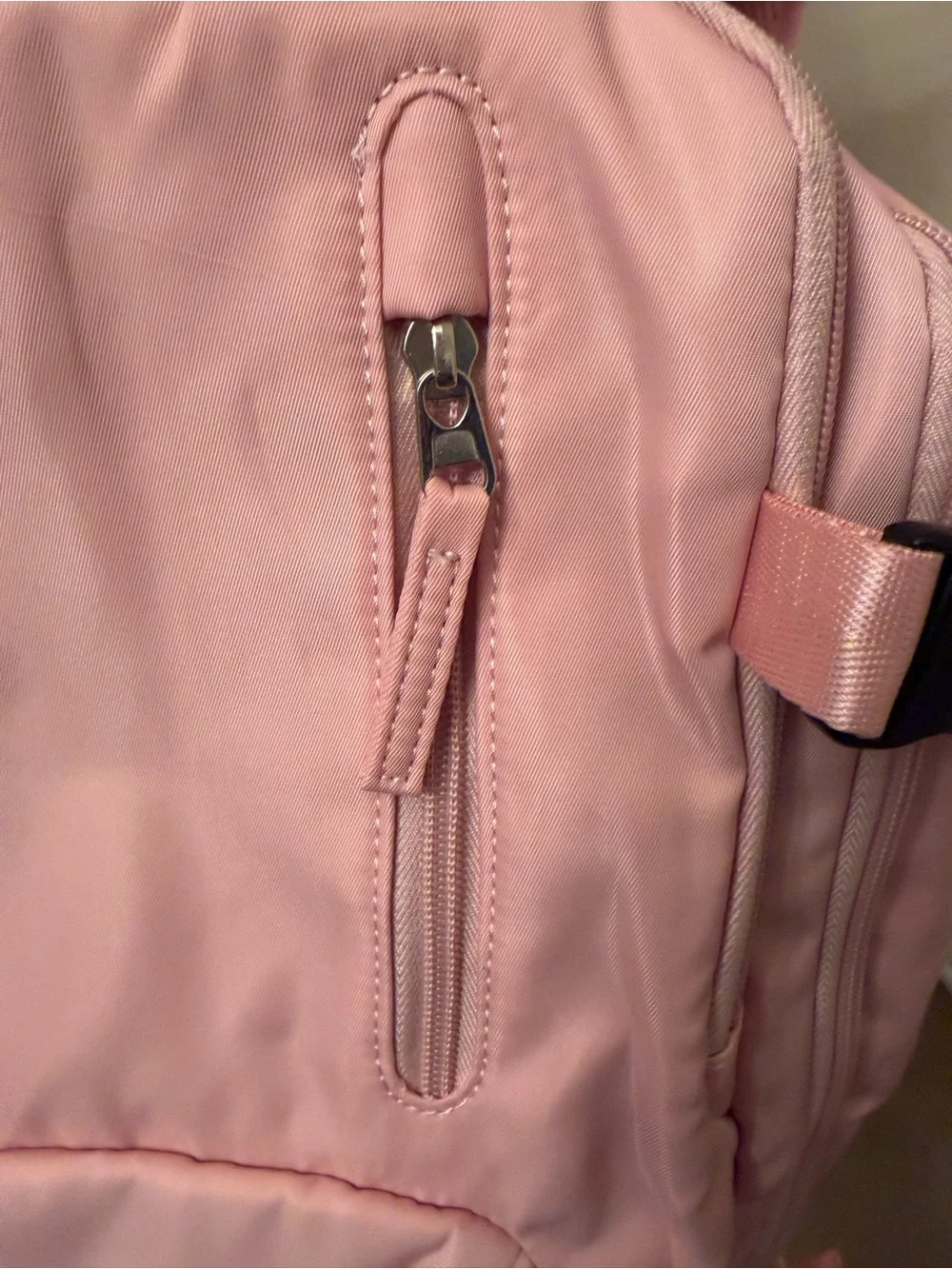 Large Pink Diaper Bag Backpack USB Charging Port Insulated Bottle Pocket Travel